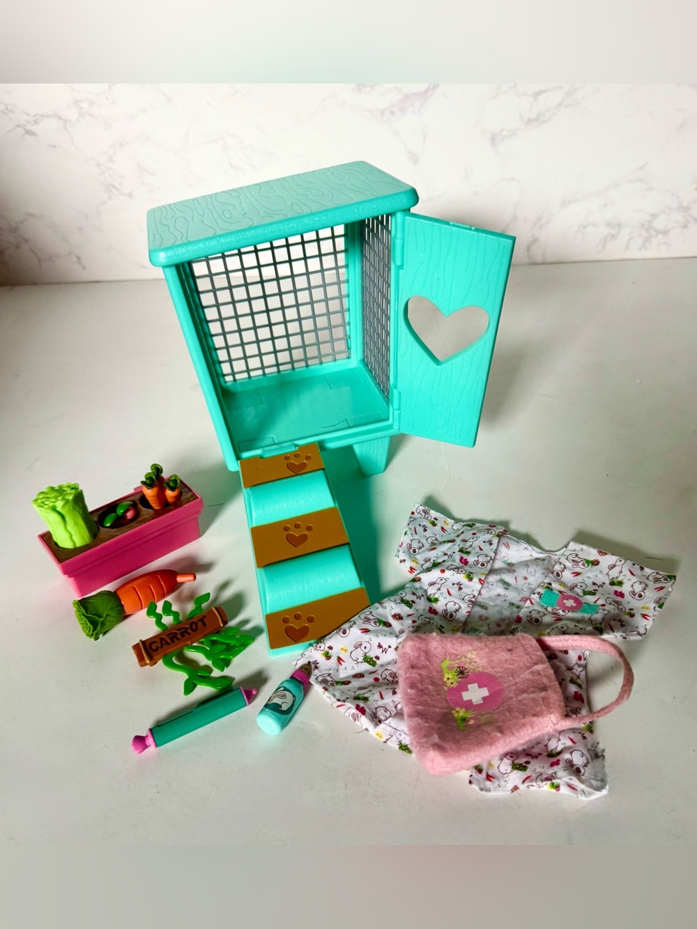 American Girl WellieWishers Carrot Hutch